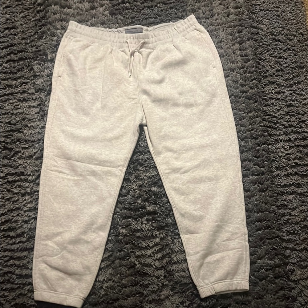 Cozy Light Gray Jogger Pants